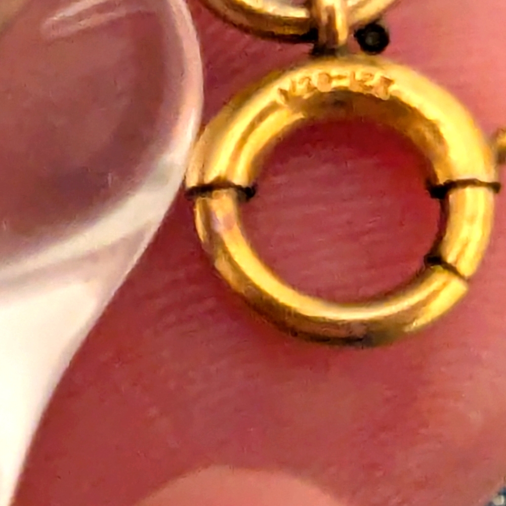 Vintage 12kt Gold Wire Wrapped Gemstone - Picture 6 of 6